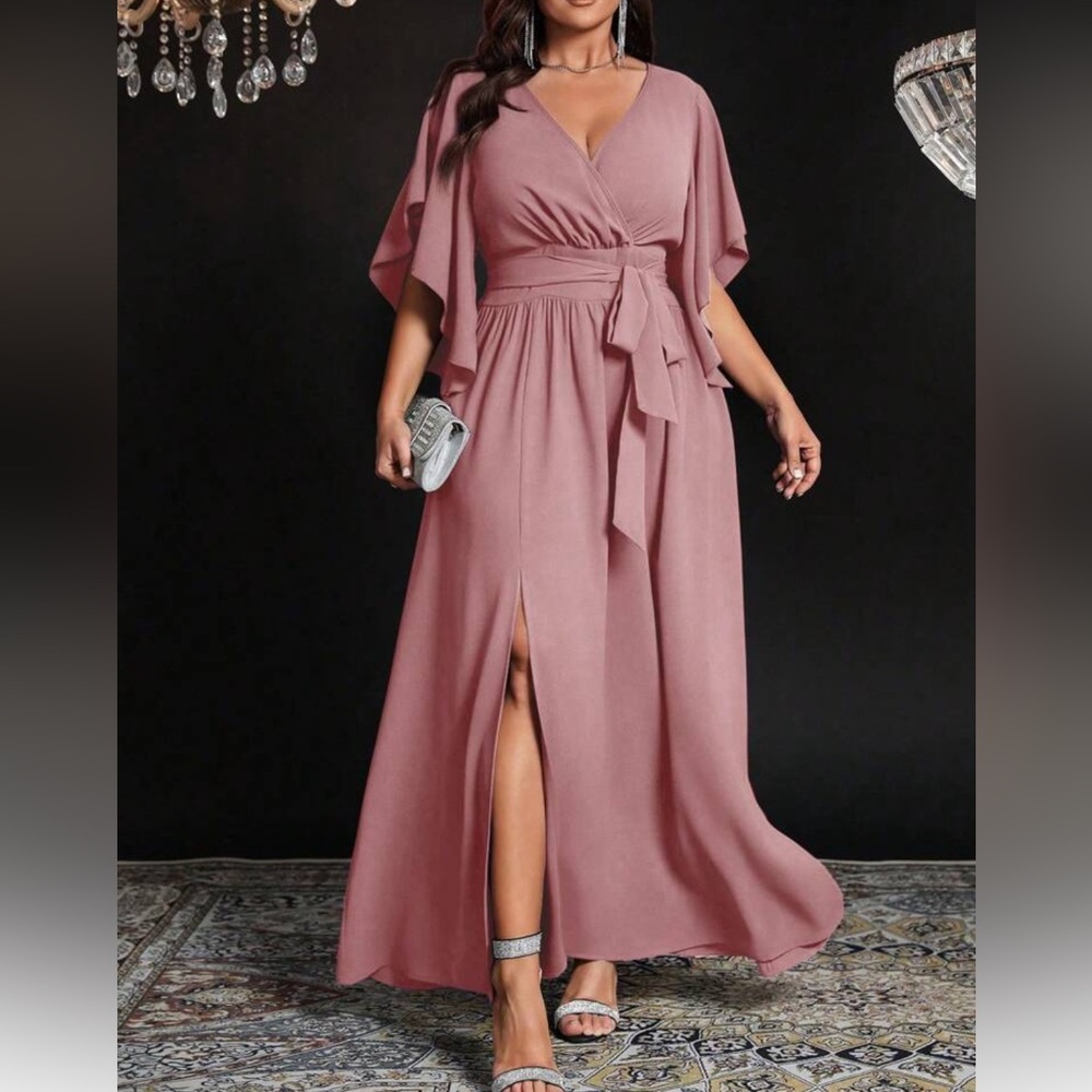 Elegant Light Purple Maxi Dress - Picture 13 of 16